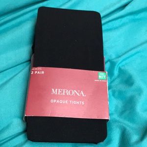 Opaque Tights by Merona 2 pairs size M/T